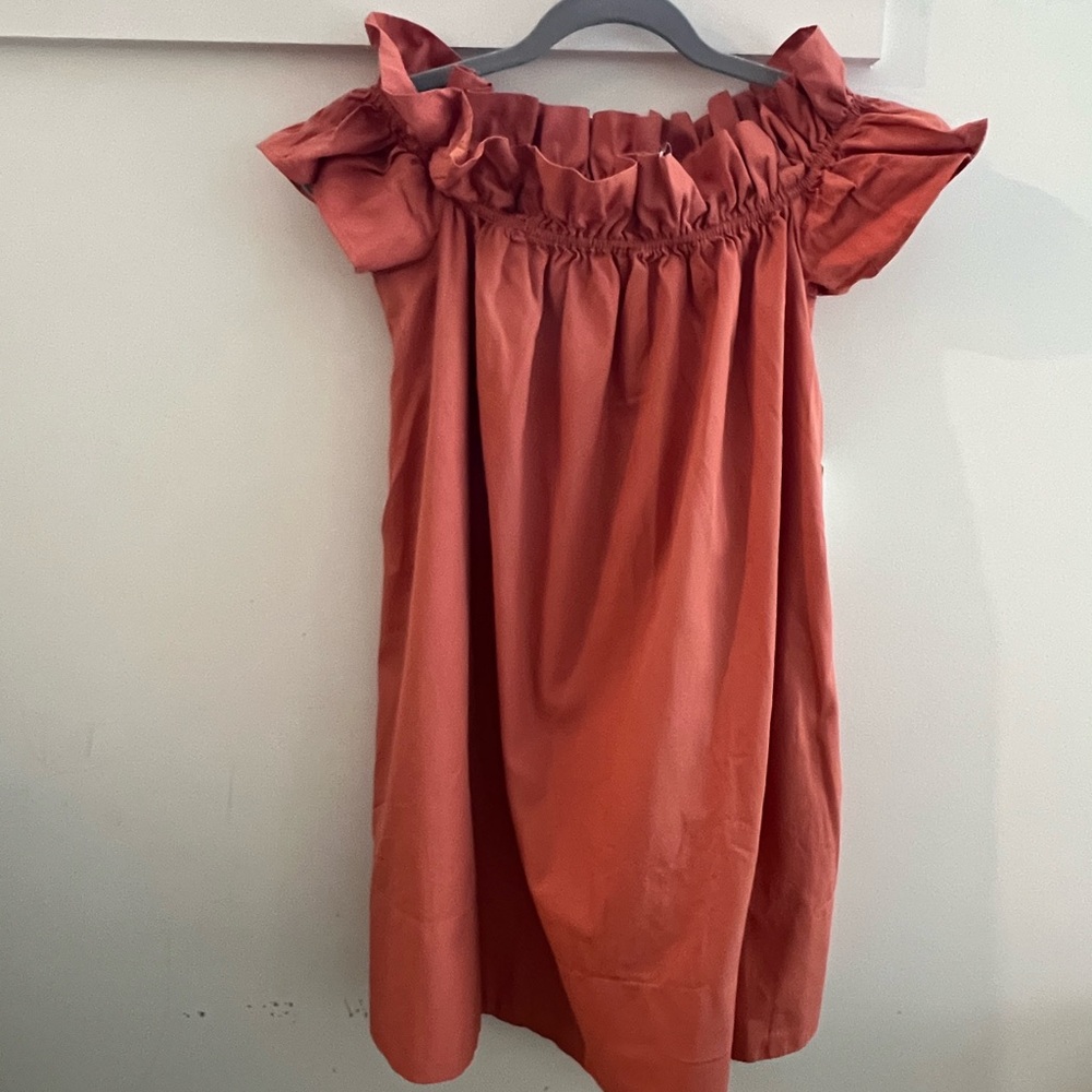 Free People Perpetual Sunset Mini Dress - Coral New with Tags